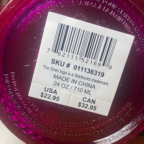 ONE LEFT💎🤩Berry Bling ✨Starbucks Tumbler 🍒💎 - Picture 10 of 10